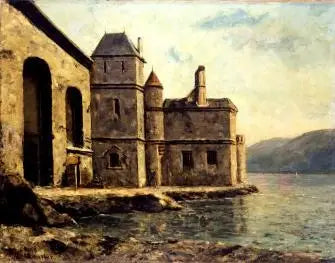 La prigione vicino al lago - Gustave Courbet