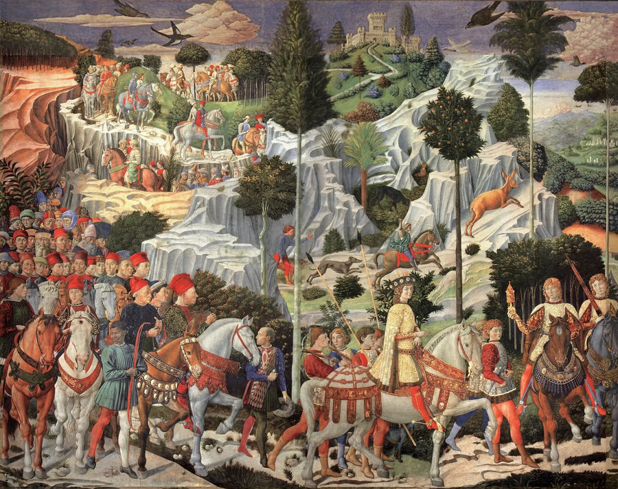 La processione del giovane re - Benozzo Gozzoli