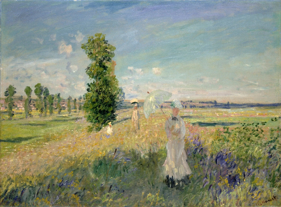 La Passeggiata ad Argenteuil W379 - Claude Monet