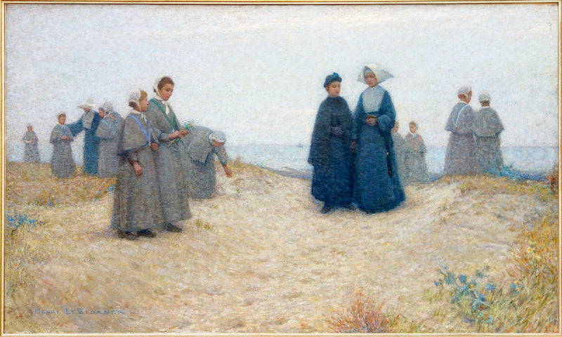 La promenade des orphelines, Berck - Henri Le Sidaner