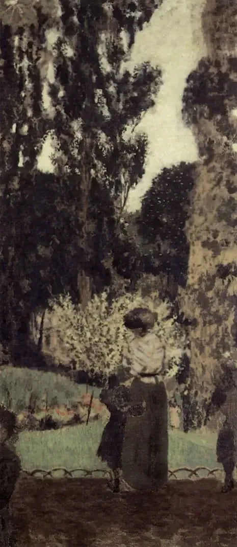 La passeggiata. Le square des Batignolles - Édouard Vuillard