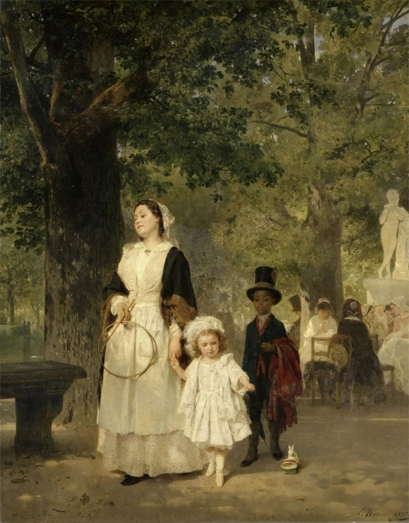La passeggiata - Ludwig Knaus