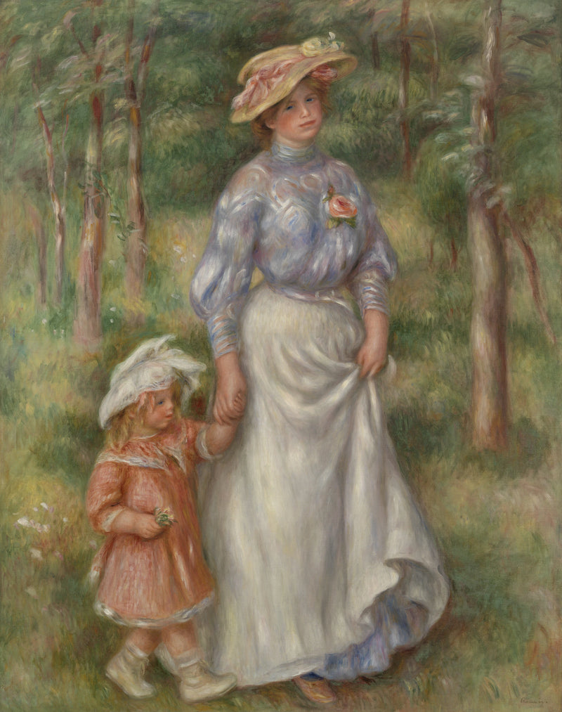 La Passeggiata - Pierre-Auguste Renoir