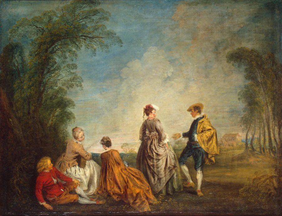 La Proposition imbarazzante - Antoine Watteau