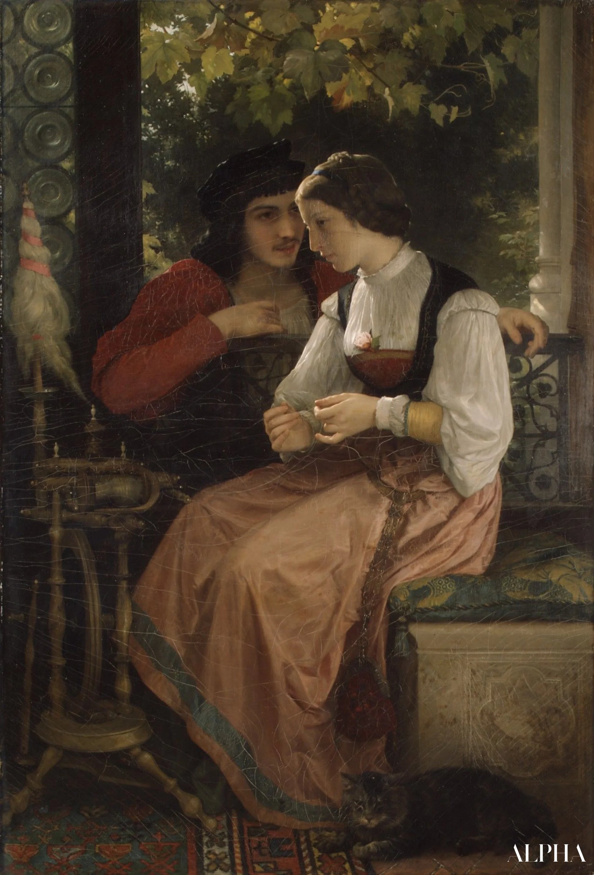 La proposition - William Bouguereau - Reproductions de tableaux et peintures haut de gamme