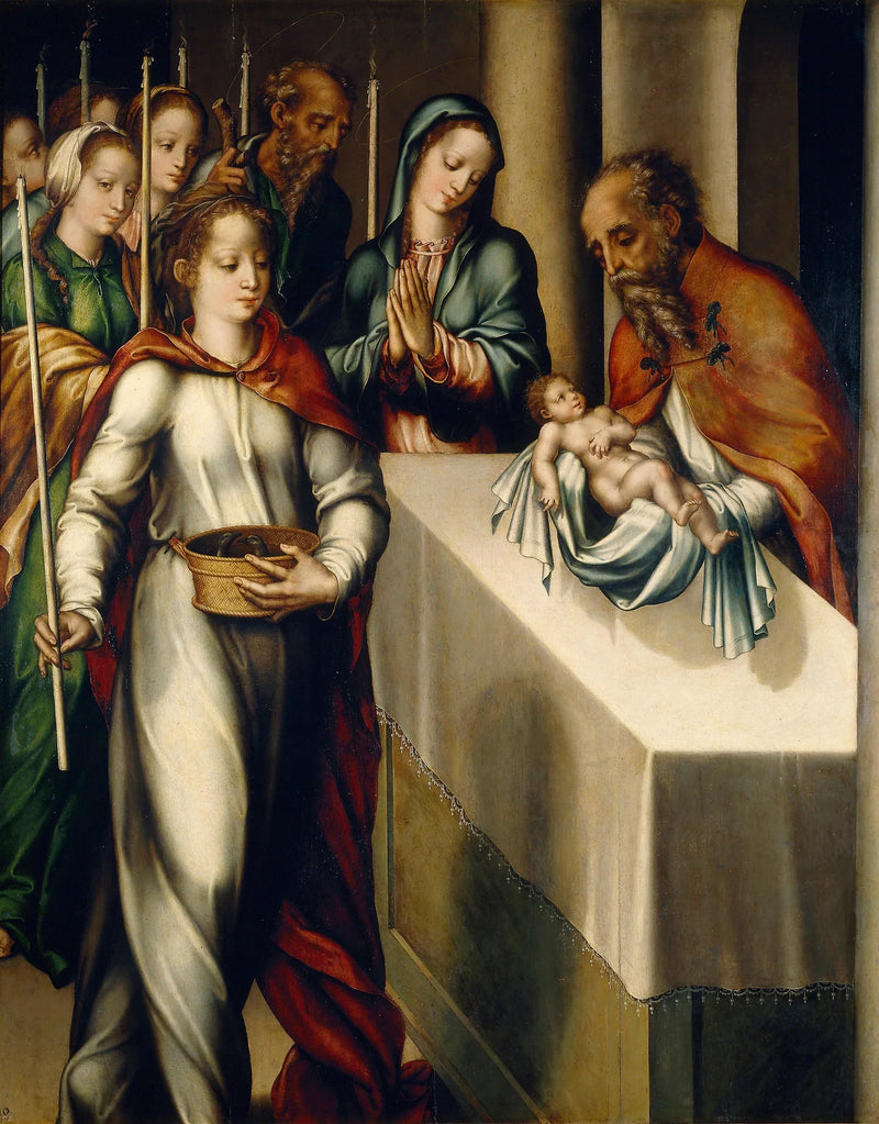 La Purificazione della Vergine o La Presentazione al Tempio - Luis de Morales
