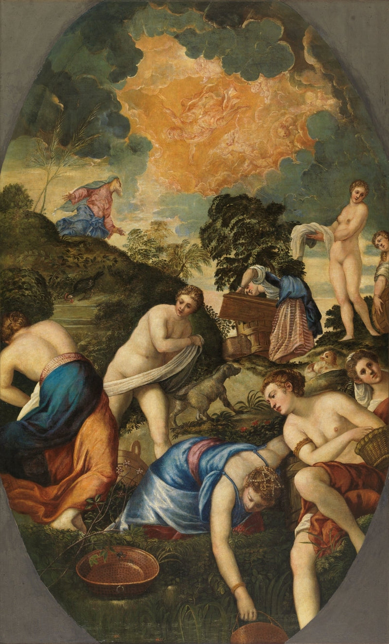 La purificazione delle vergini madianite - Jacopo Tintoretto