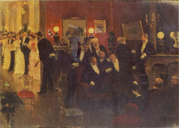 La reception - Jean Béraud