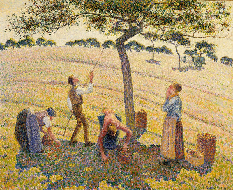 La raccolta delle mele a Éragny - Camille Pissarro