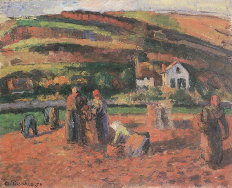 La Raccolta delle patate - Camille Pissarro