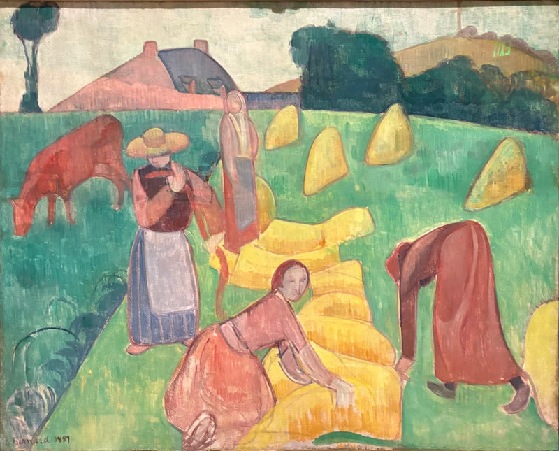La raccolta del grano - Émile Bernard