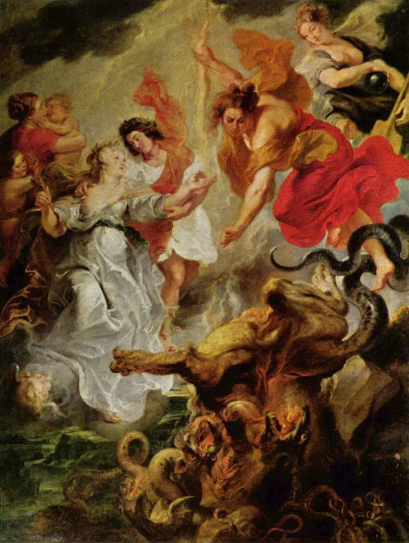 La riconciliazione della regina e di suo figlio dopo la morte del conestabile il 15 dicembre 1621 - Peter Paul Rubens