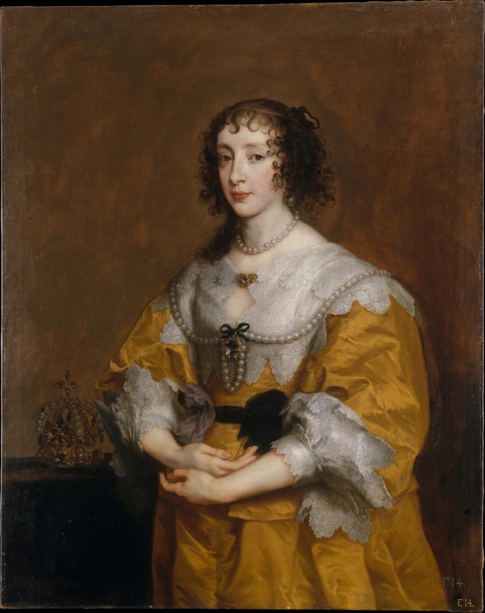 La reine Henriette Marie - Antoine van Dyck image 1 reproduction réalisée par Alpha Reproduction