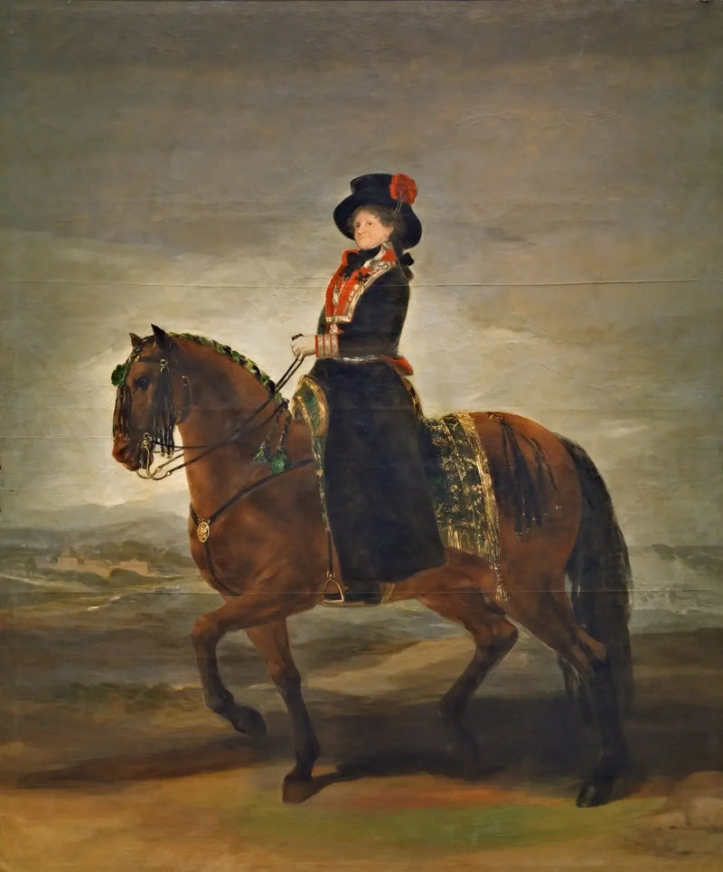 La regina María Luisa a cavallo - Francisco de Goya