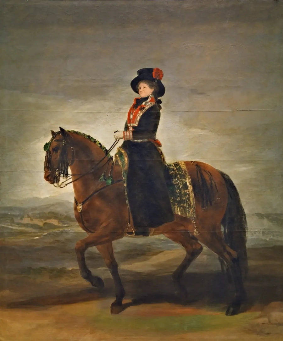 La regina María Luisa a cavallo - Francisco de Goya