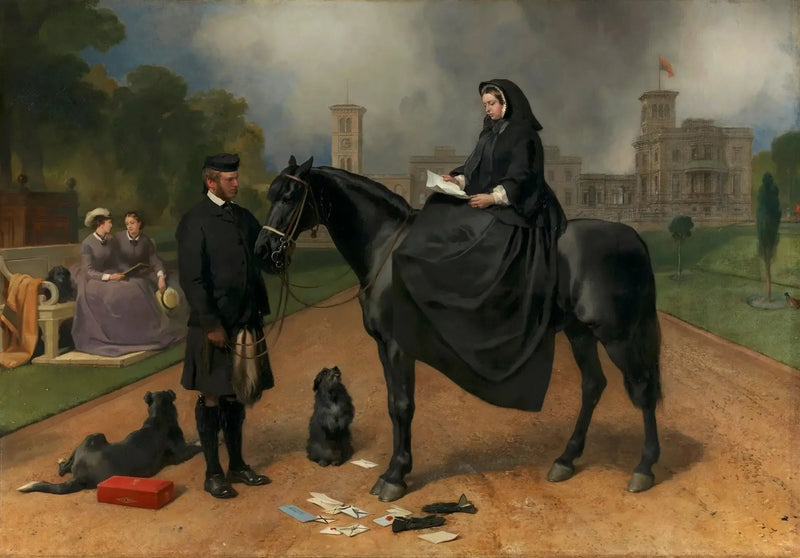 La regina Vittoria a Osborne - Edwin Henry Landseer