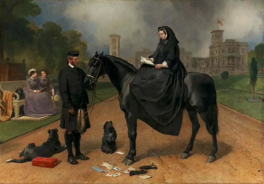 La regina Vittoria a Osborne - Edwin Henry Landseer