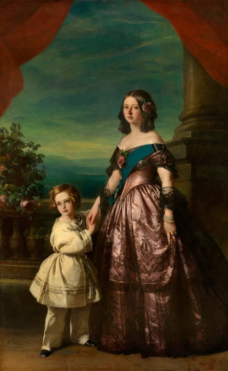 La regina Vittoria con il principe di Galles - Franz Xaver Winterhalter