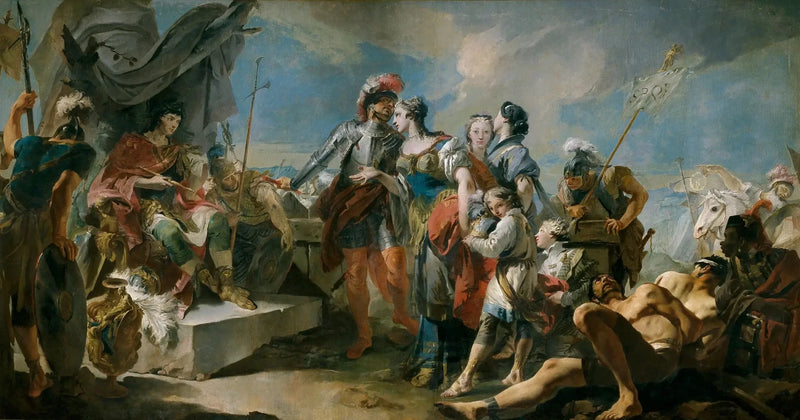 La Regina Zenobia davanti all'Imperatore Aureliano