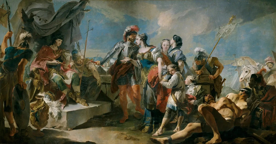 La Regina Zenobia davanti all'Imperatore Aureliano
