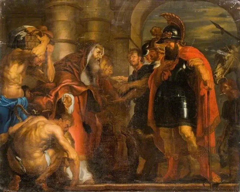 La rencontre di Abraham e Melchisedek - Peter Paul Rubens