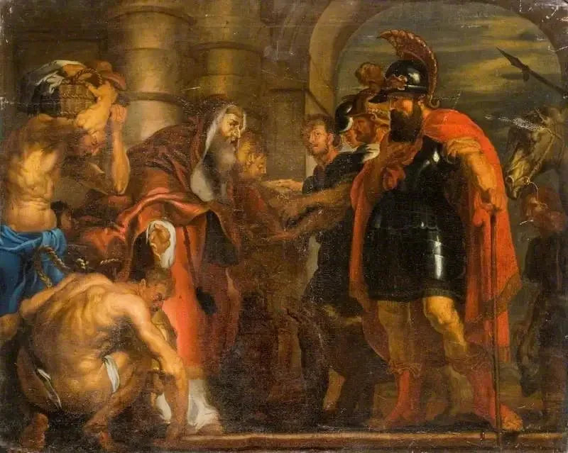 La rencontre di Abraham e Melchisedek - Peter Paul Rubens