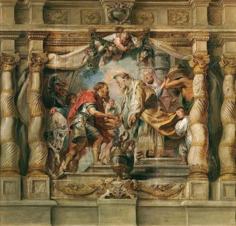 La rencontre di Abraham e Melchisedek - Peter Paul Rubens