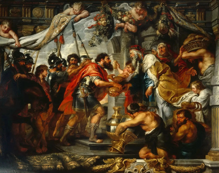 La rencontre di Abraham e Melchisedek - Peter Paul Rubens