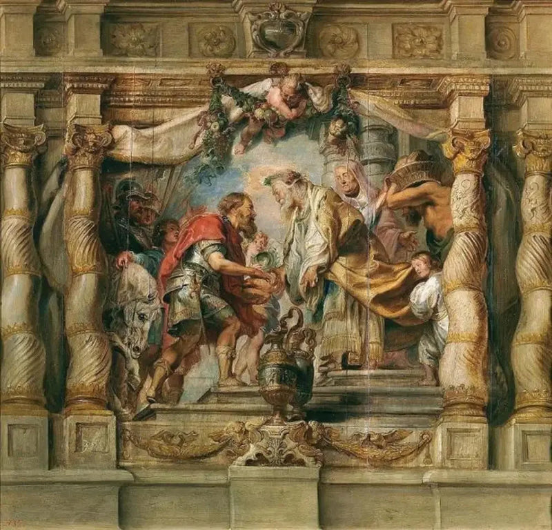 La rencontre di Abraham e Melchisedek - Peter Paul Rubens
