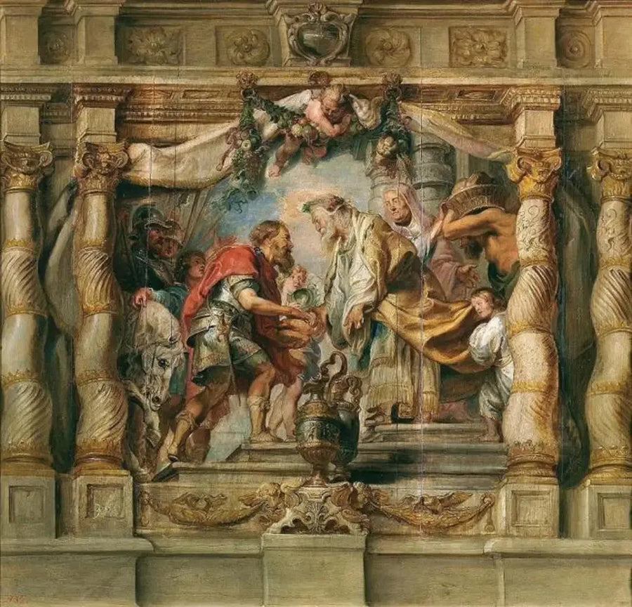 La rencontre di Abraham e Melchisedek - Peter Paul Rubens