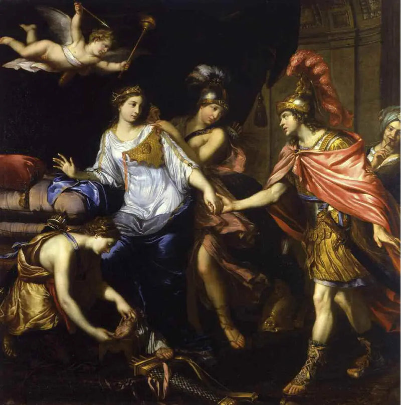 La rencontre d'Alexandre con la regina delle Amazoni - Pierre Mignard