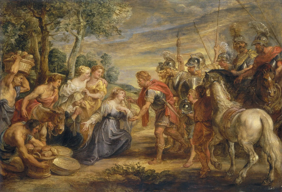 La rencontre di David e Abigail - Peter Paul Rubens