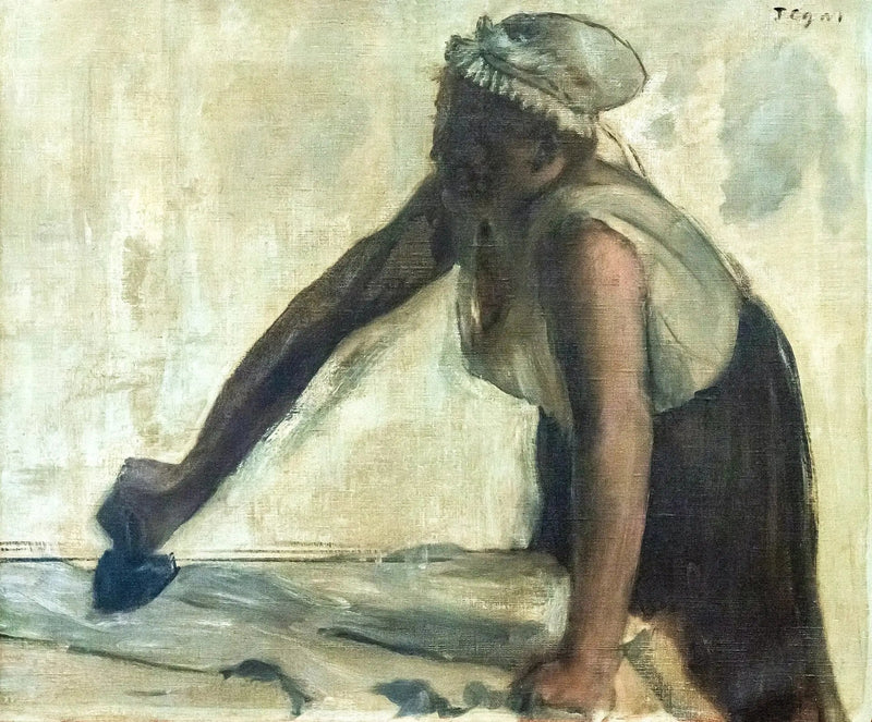 La stiratrice contro luce - Edgar Degas