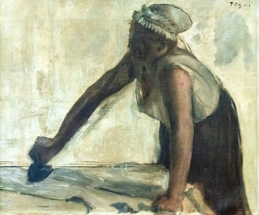 La stiratrice contro luce - Edgar Degas