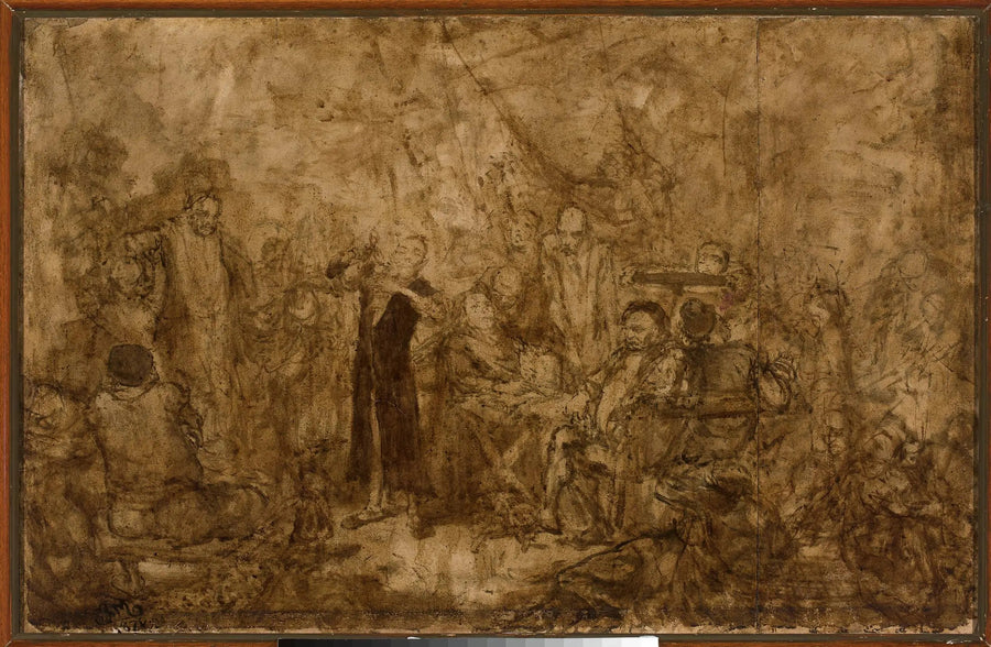 La Repubblica di Babin, schizzo - Jan Matejko
