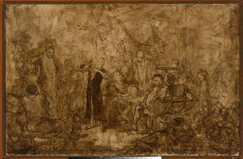 La Repubblica di Babin, schizzo - Jan Matejko