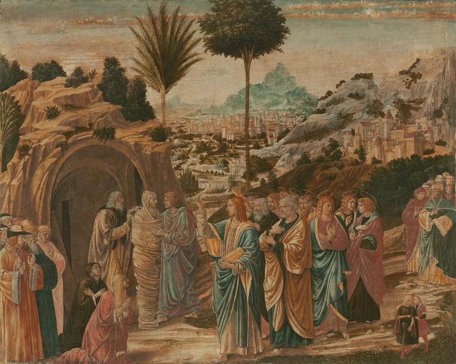 La risurrezione di Lazzaro - Benozzo Gozzoli