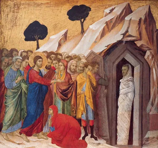 La risurrezione di Lazzaro - Duccio di Buoninsegna