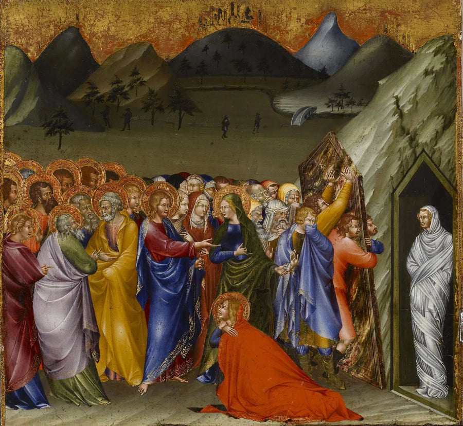 La risurrezione di Lazzaro - Giovanni di Paolo