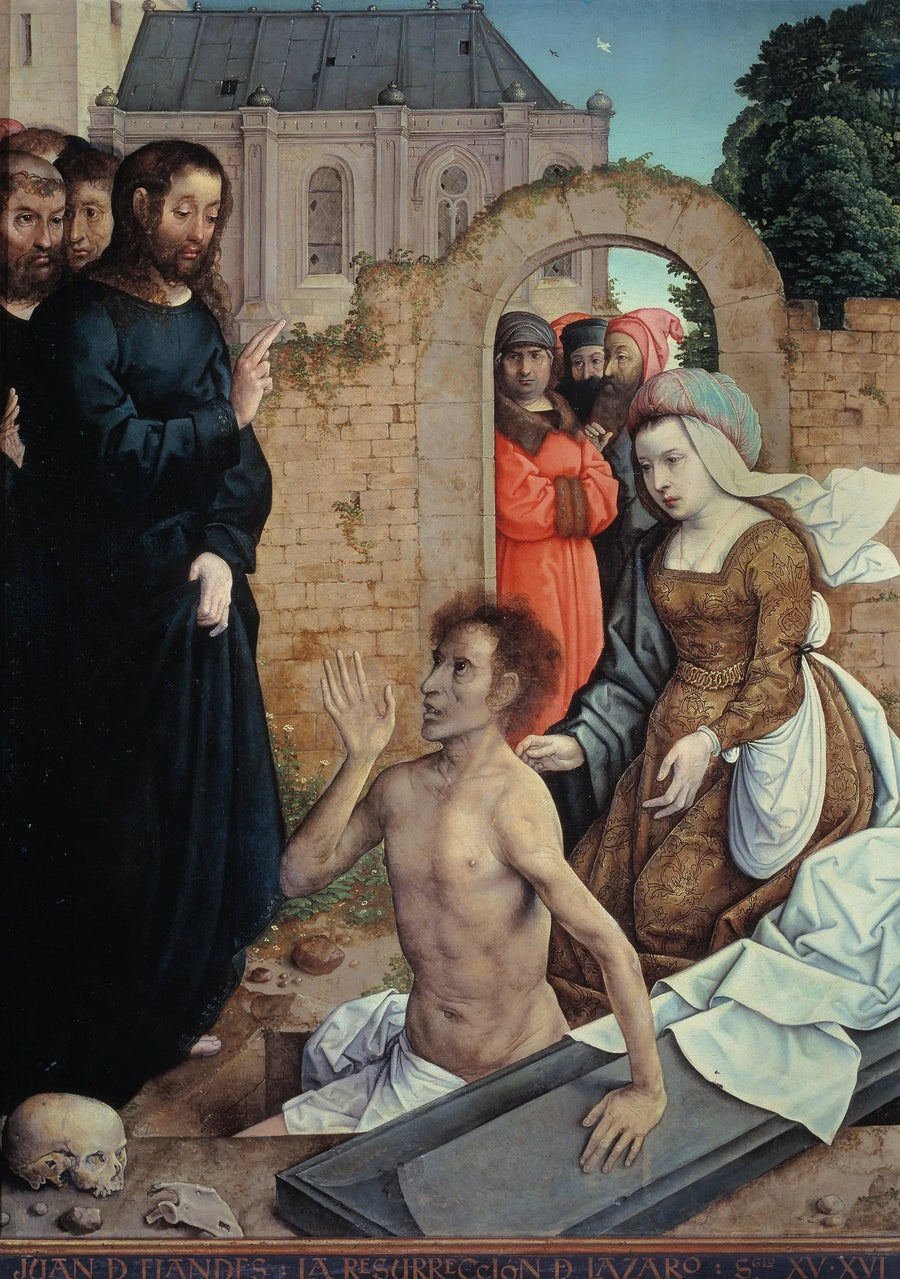 La Resurrezione di Lazzaro - Juan de Flandes