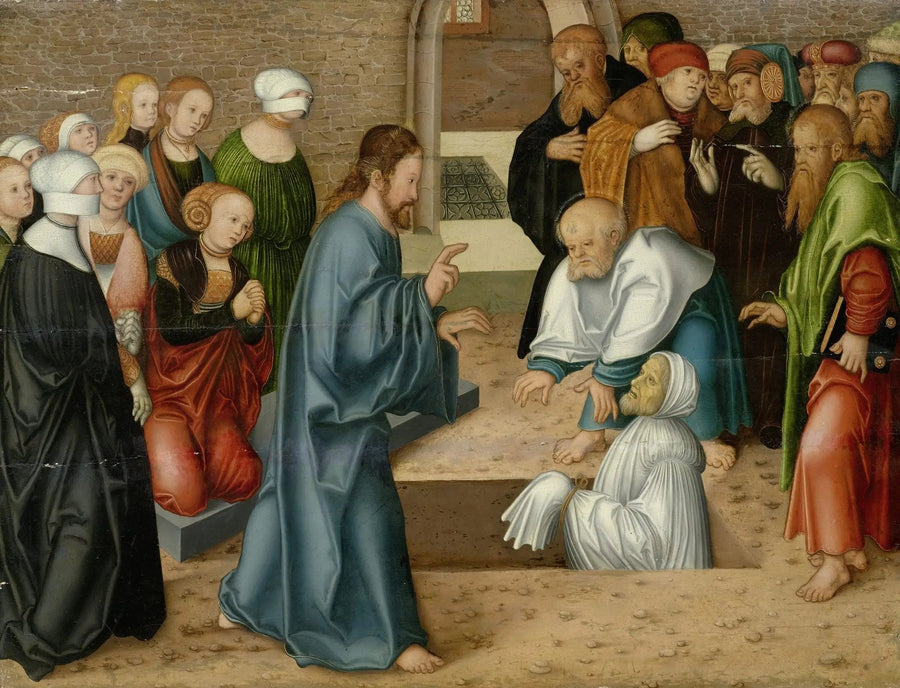 La risurrezione di Lazzaro - Lucas Cranach il Vecchio