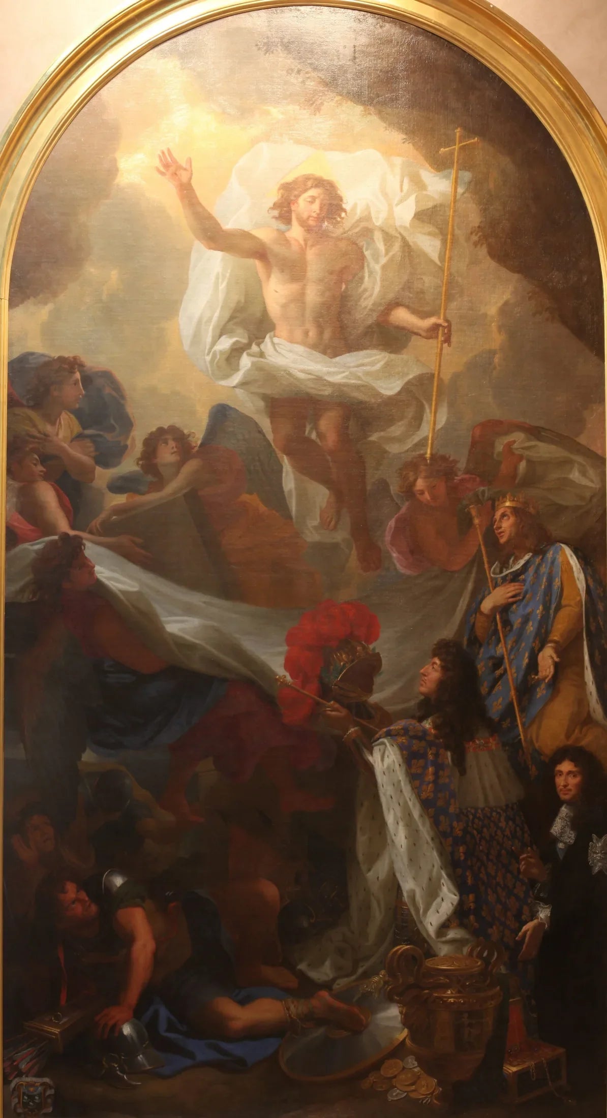 La Résurrection du Christ - Charles Le Brun image 1 reproduction de peinture à l’huile