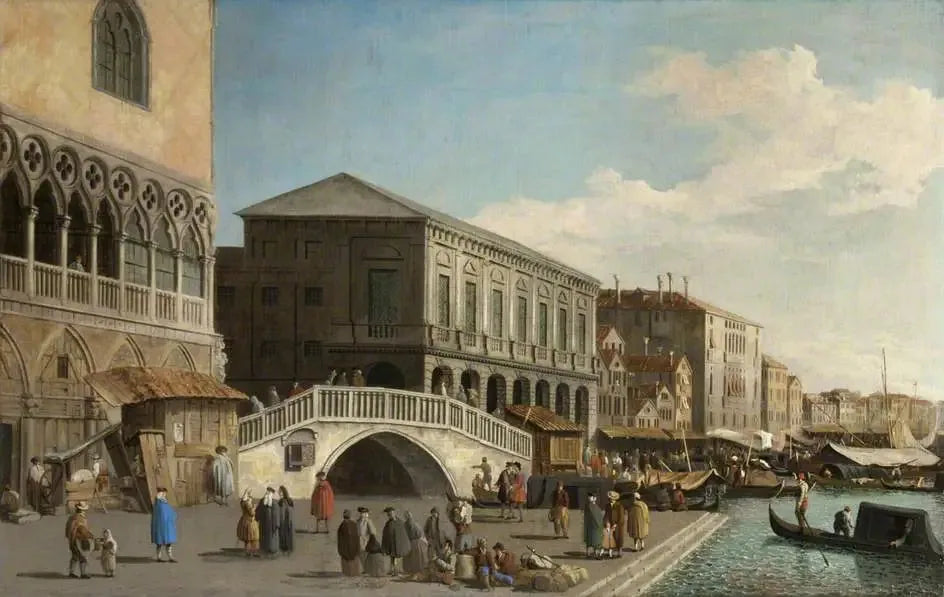 La Riva degli Schiavoni, Venise - Canaletto image 1 copie de tableau peinte à la main