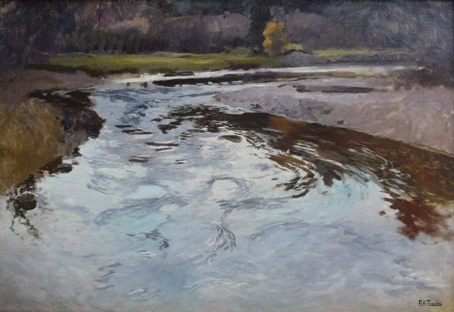Il fiume a Beaulieu - Frits Thaulow