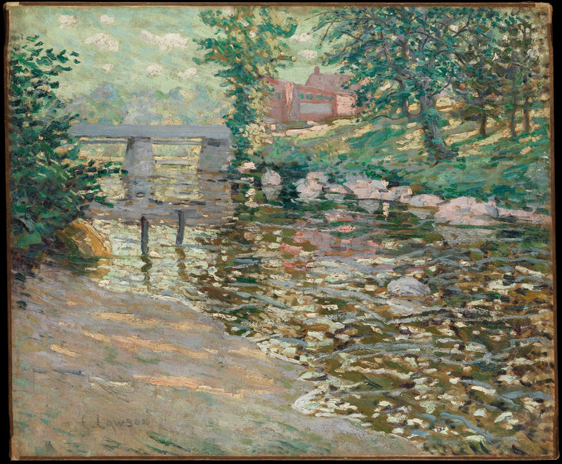 Il fiume Bronx - Ernest Lawson