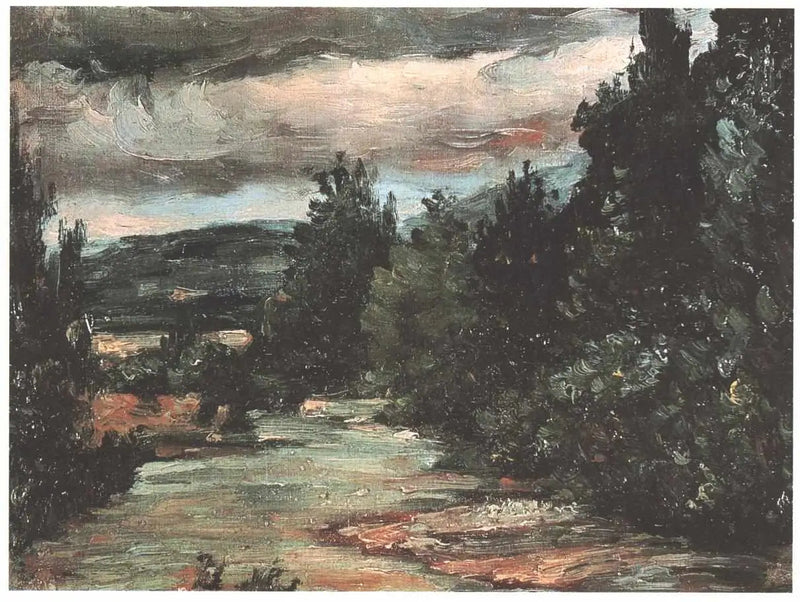 Il Fiume nella pianura - Paul Cézanne