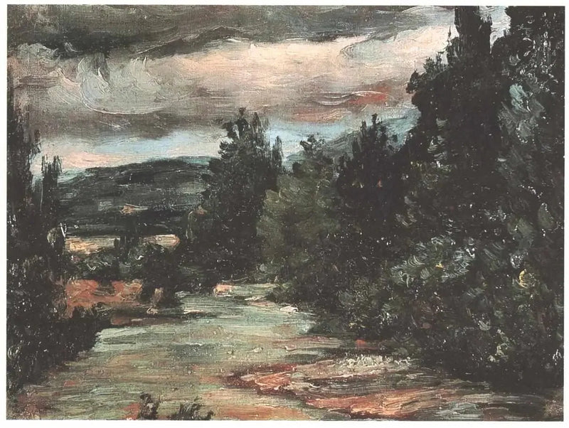 Il Fiume nella pianura - Paul Cézanne