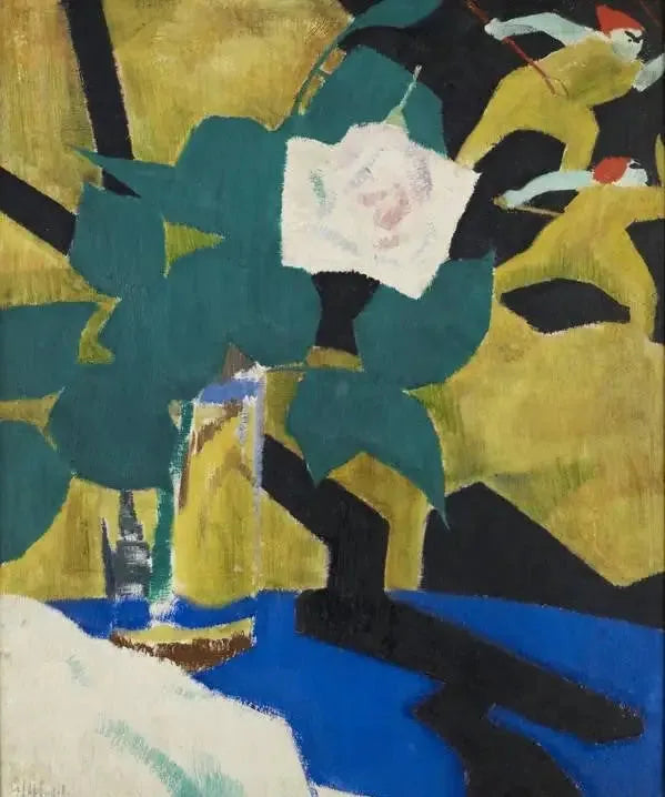 La Rosa e il Paravento laccato - Francis Cadell
