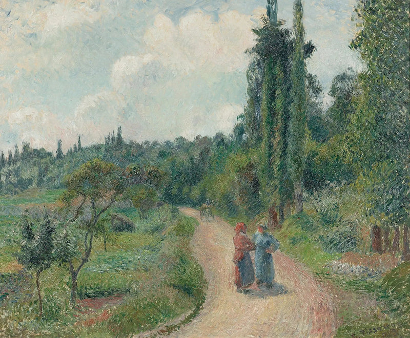 La Strada di Osny - Camille Pissarro