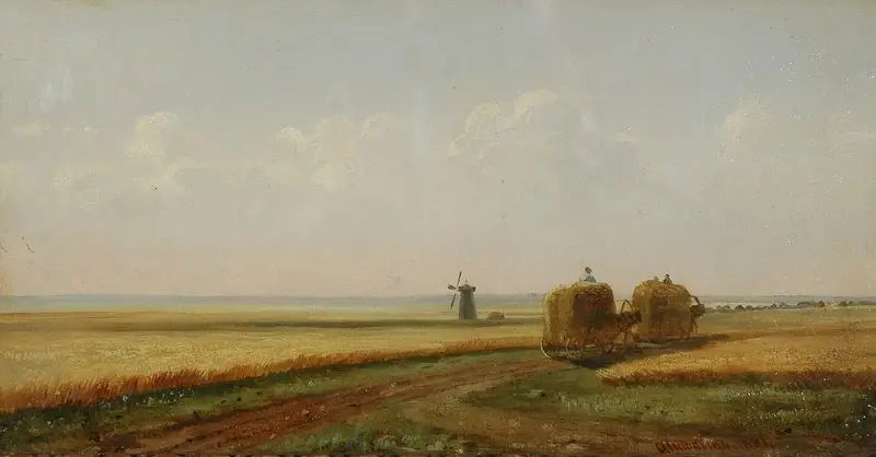 La route dans la vallée - Ivan Chichkine image 1 tableau peint à l’huile sur toile